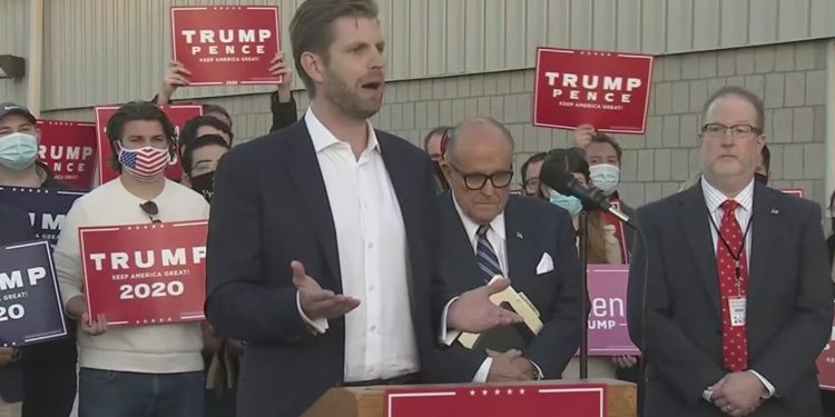 Eric Trump Busted For Fake Video Of Someone ‘Burning 80 Trump Ballots’
