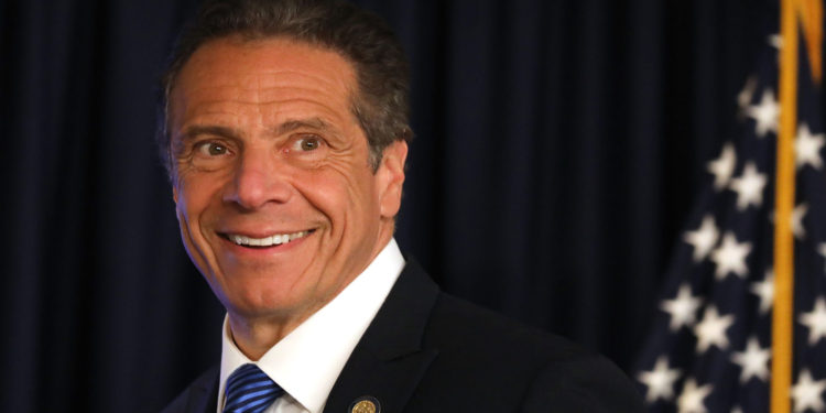 New York Governor Cuomo Holds Coronavirus Briefing In Manhattan