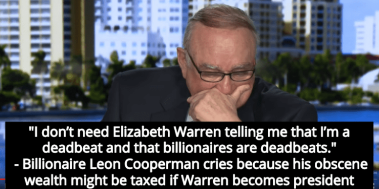 Bernie Sanders vs Crying Billionaire Leon Cooperman: And who is Elizabeth Warren?