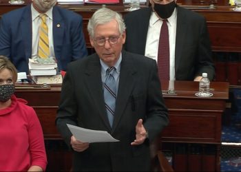 WATCH: McConnell votes to acquit, then condemns Trump: Stacey Plaskett Reacts to McConnell Nancy Pelosi said the senate was shut down by McConnell.