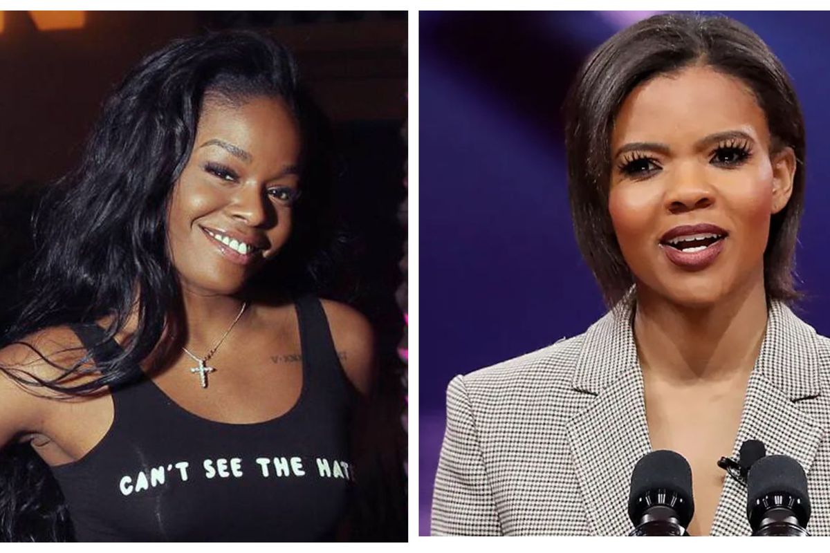 Rapper Azealia Banks responded to a Juneteenth hot take from Candace Owens ...