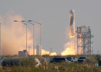 Blue Origin is preparing to launch its first crewed spaceflight
