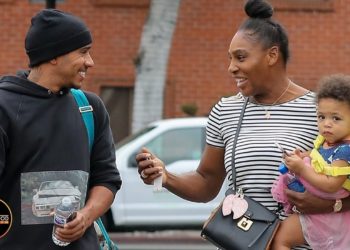 Serena Williams and Alexis Ohanian show support for Lewis Hamilton after United States GP loss