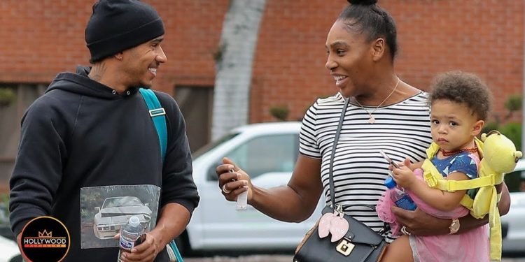 Serena Williams and Alexis Ohanian show support for Lewis Hamilton after United States GP loss
