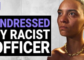 Racist COP UNDRESSED Innocent WOMAN at Store