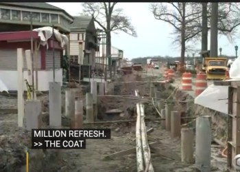 Playland Park in Rye, NY is currently undergoing a massive renovation. YouTube/CBS2