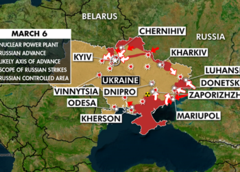Almost all of Russia’s proposed evacuation routes out of Ukraine go to Russia or ally Belarus