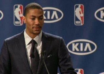 Derrick Rose gave an emotional speech in Africa