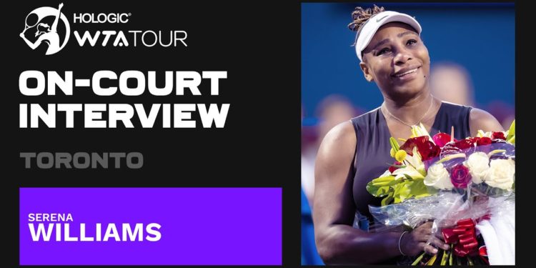 Serena Williams EMOTIONAL on-court interview in Toronto one of her last great matches was with Osaka the future of tennis. And Highlights of the GOAT.