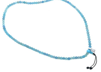 The Aquamarine Gemstone Mala Beads by JigNam Tibetan Store » Art & Antique Marketplace