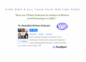 Beautiful News! We Made SpotFeed’s “Top 70 Writing Podcasts of 2025.” 🎧✨