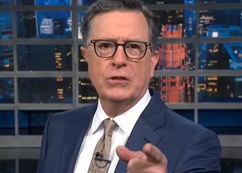 Stephen Colbert Loves His Audience’s Reaction To Trump Moment
