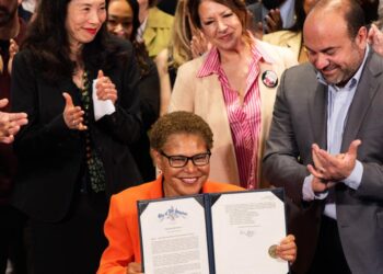 Mayor Karen Bass pledges to make it easier to film in L.A.