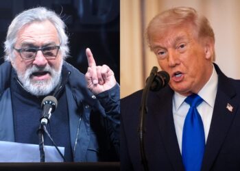 Robert De Niro gets emotional during passionate call to “save this country” from fucked up” Trump