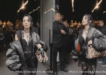 Sandara Park attends fashion week