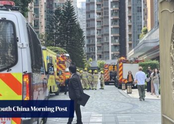 Woman flees Hong Kong flat blaze after alleged knife attack by husband