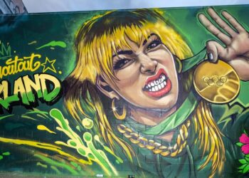 This Massive Alysa Liu Mural is Oakland as Hell